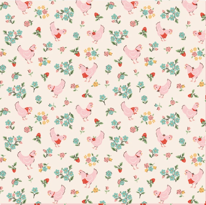2 Farmhouse Fancy Spring Chicken Natural - Image 1