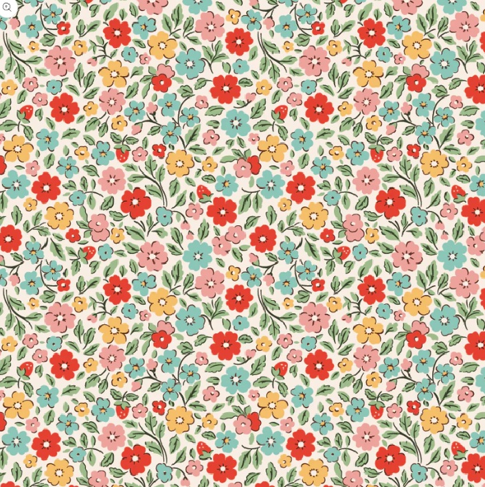 4 Farmhouse Fancy Country Flowers Natural - Image 1