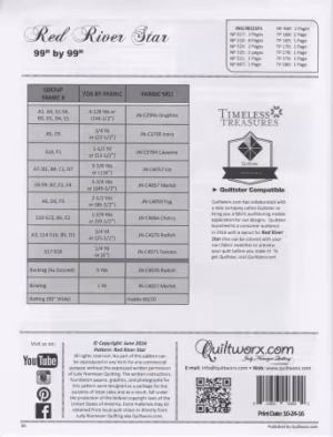 Red River Star Quilt Pattern - Image 2