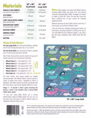 Whale Watching Quilt Pattern - Image 2