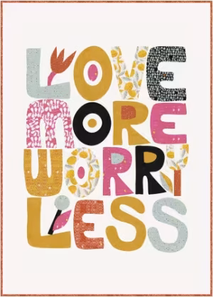Love More Worry Less Quilt Pattern - Image 3