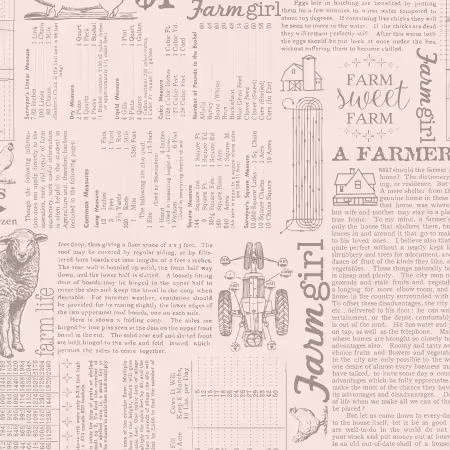 C17190R-RUSTIC Farmer's Daughter Farm Life Background Rustic - Image 1