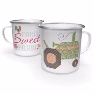 Farmers Daughter Enamel Tin Mug