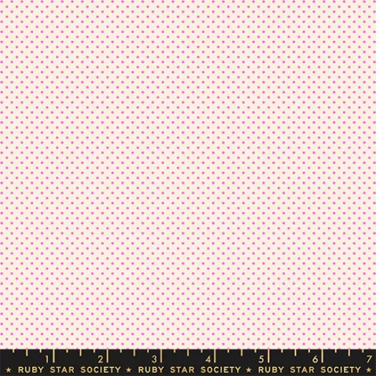 4102-31 Mystic Fable Mini Dot Neon Pink On Natural - Image 1