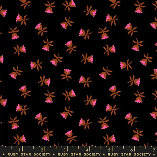 4151-18 Mystic Fable Sweetflower Soft Black - Image 1