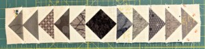 A Brighter Future Month Ten -  Opposing Flying Geese Pattern