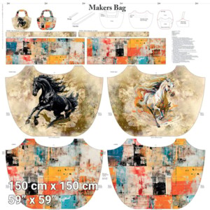 Makers Bag Wild Stallion Panel