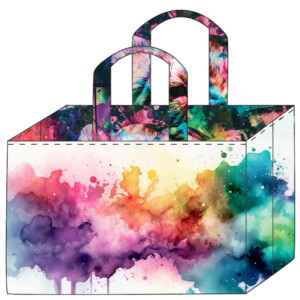 Makers Bag Water Colour Splash Big Cats Panel - Image 3