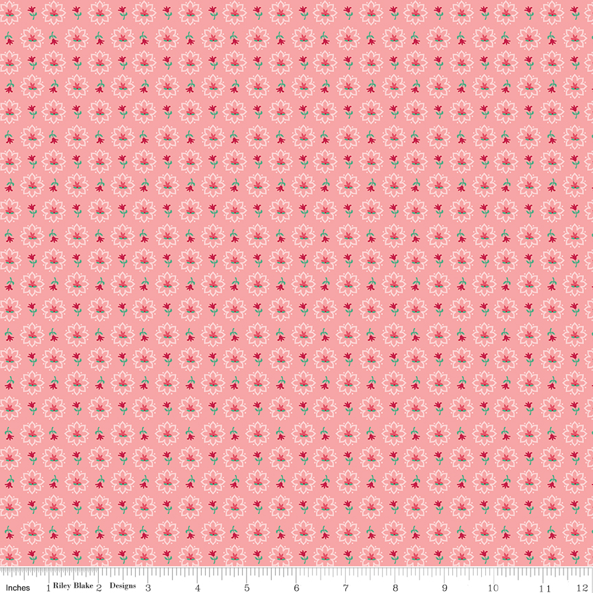 2025 R4 LH Berries & Sage Eyelet Heritage Berry & Sage Heritage Coral - Image 1