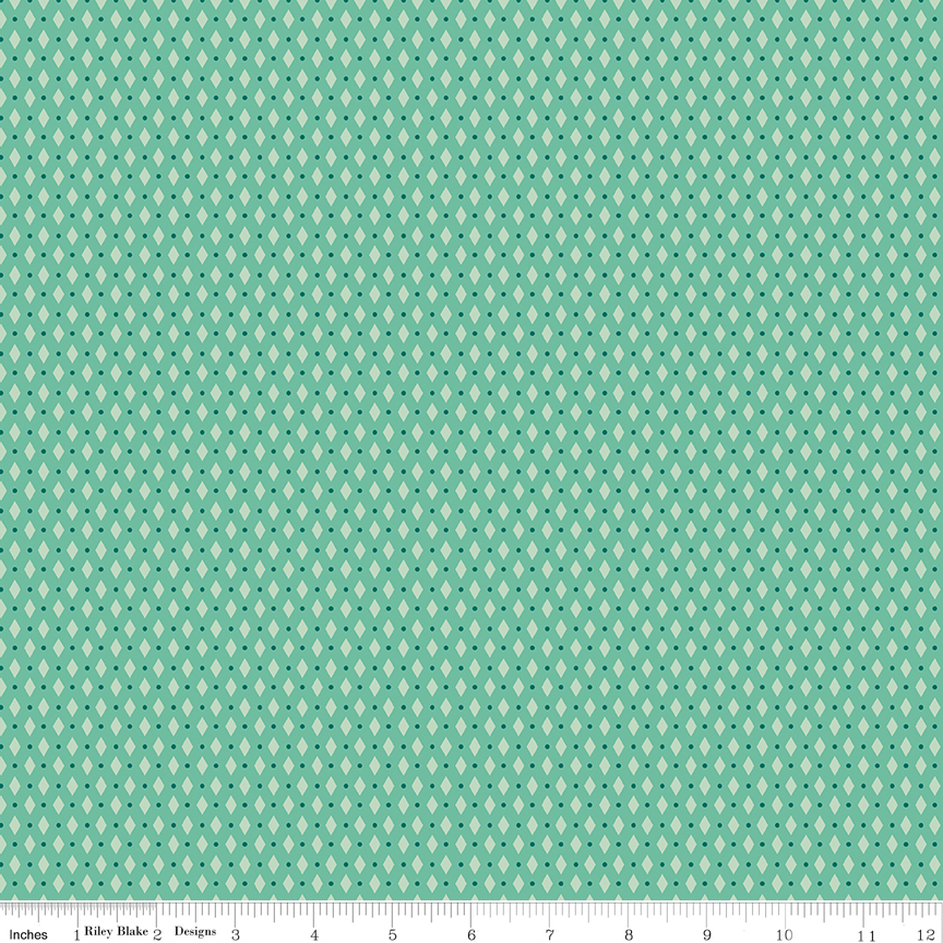 2025 R4 LH Berries & Sage Diamonds Berry & Sage Diamonds Leaf - Image 1
