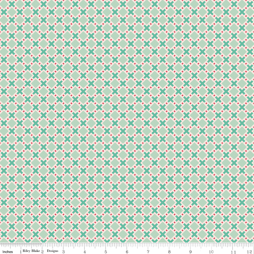 2025 R4 LH Berries & Sage Criss Cross Berry & Sage Criss Cross Sage - Image 1
