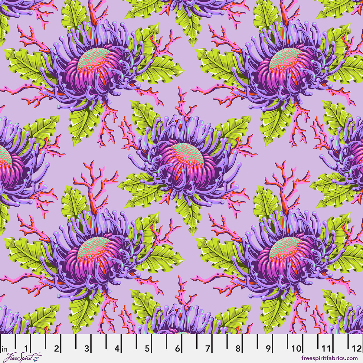 PWTP265.ULTRAVIOLET Friends & Anemones Floral Reef Friends & Anemones Ultraviolet - Image 1