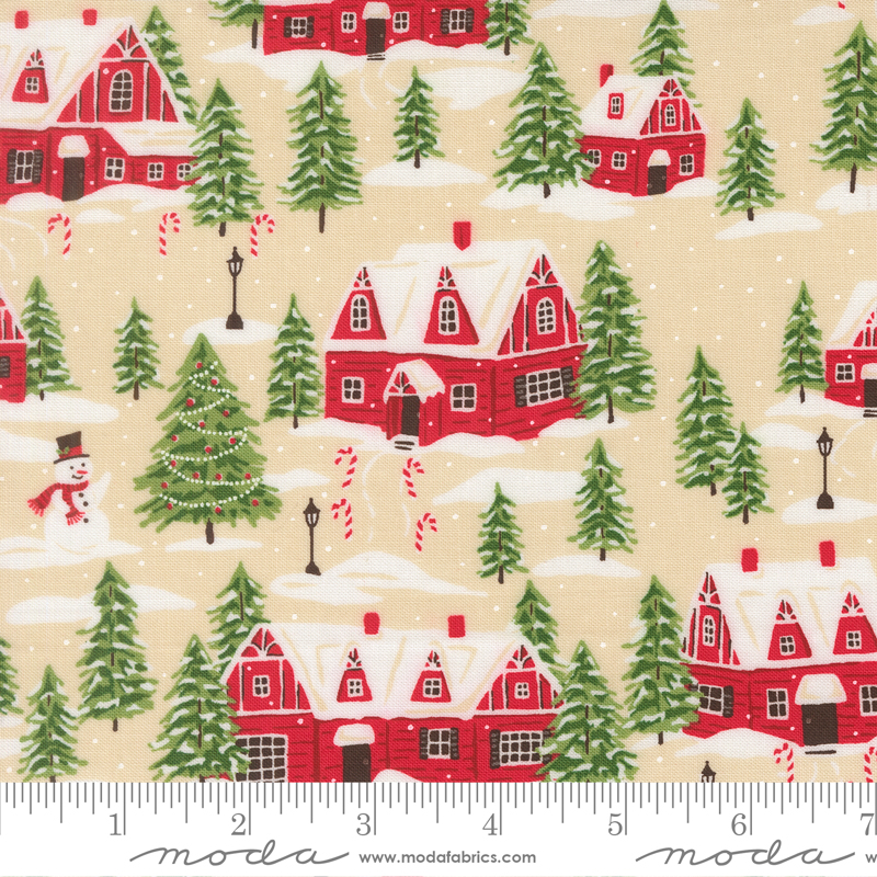 20972-11 Holiday Cheer Cardinals Village Natural - Image 1