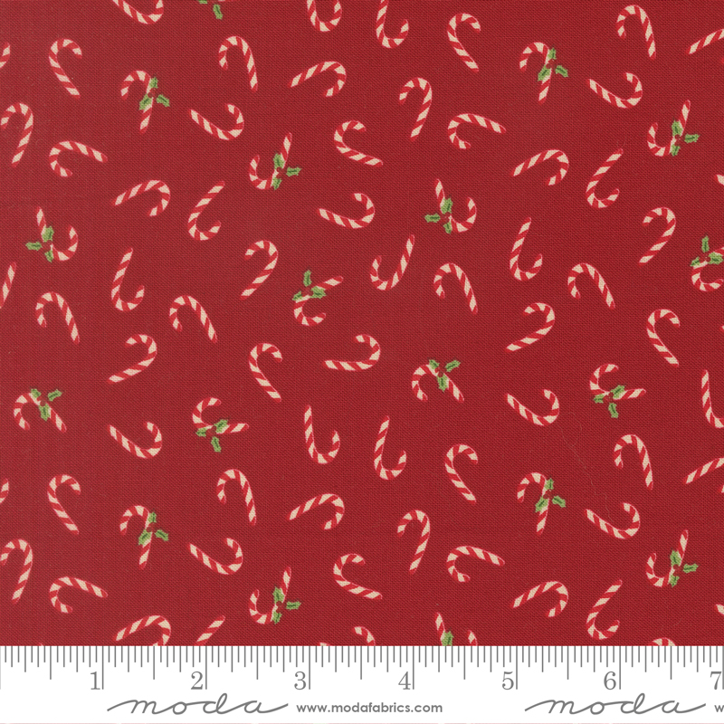 20975-18 Holiday Cheer Candy Cane Cardinal - Image 1