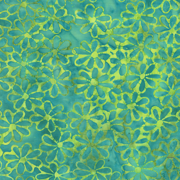 3780Q-X French Rose Meadow Turquoise - Image 1