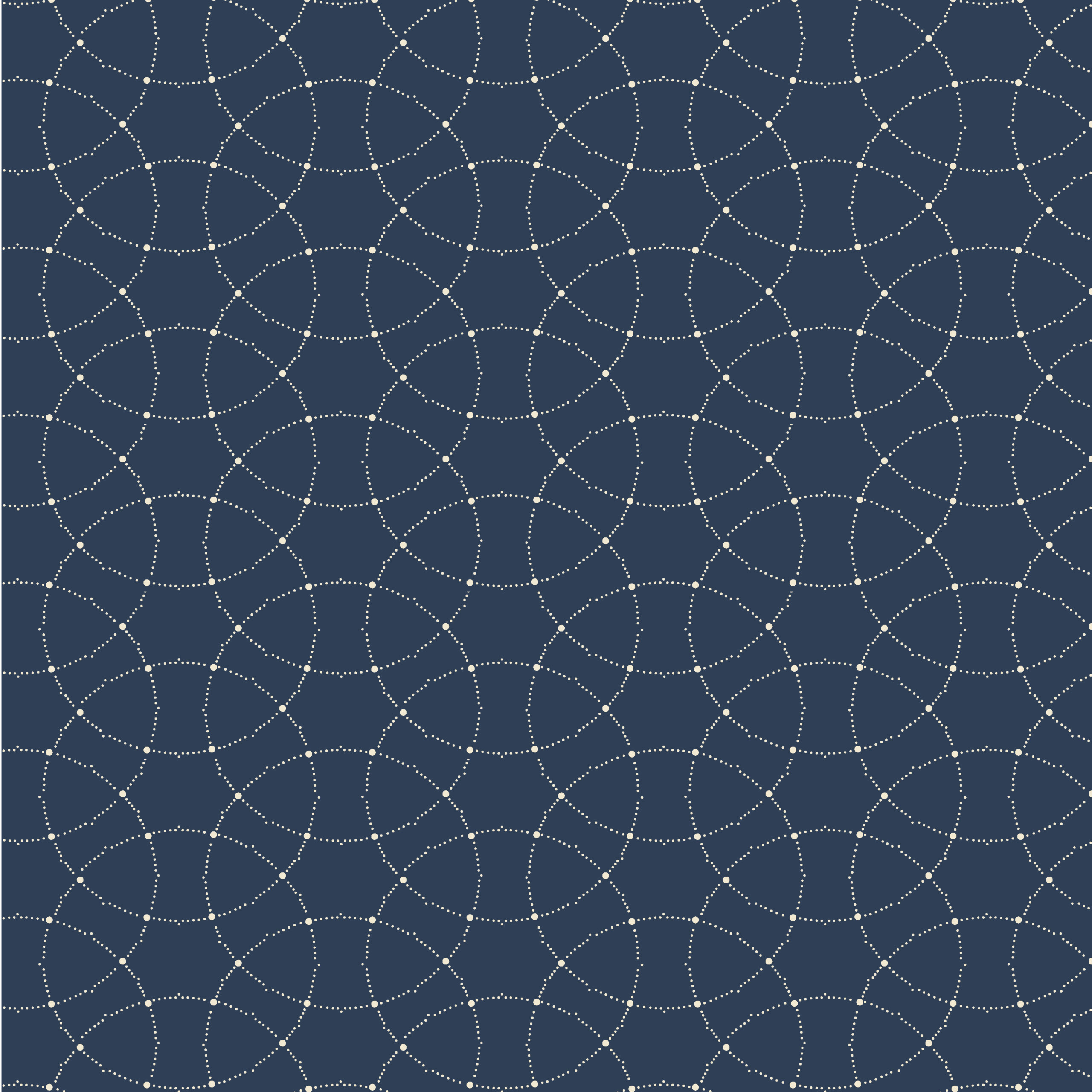 54751-1 Navy Swatch Book Intersecting Circles Navy - Image 1