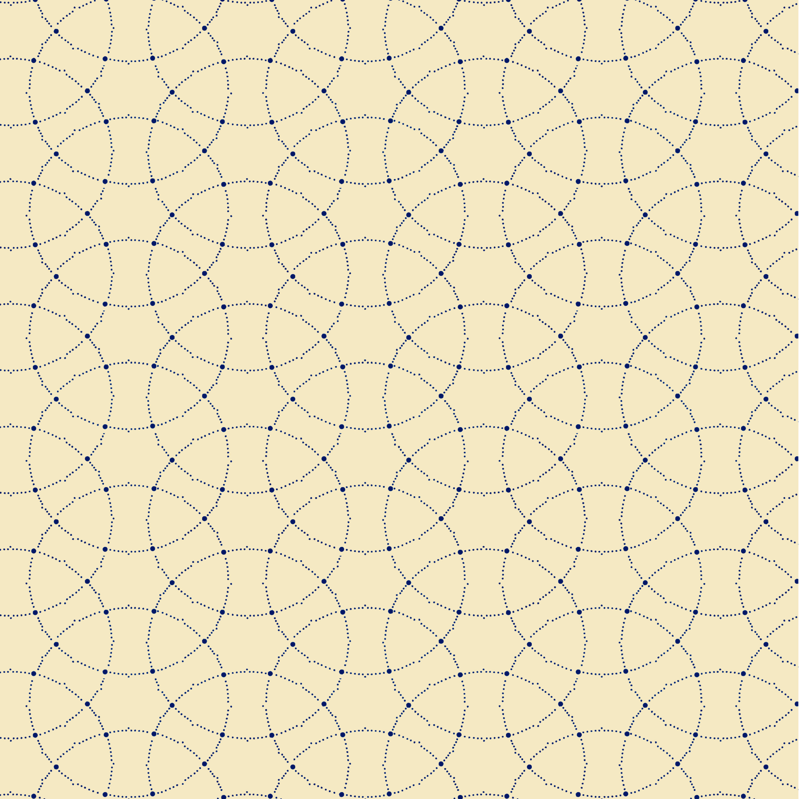 54751-2 Almond Swatch Book Intersecting Circles Almond - Image 1