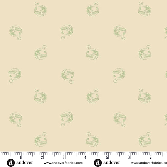 72dpi-A-10352-L Jingle Bell Bells Cream - Image 1