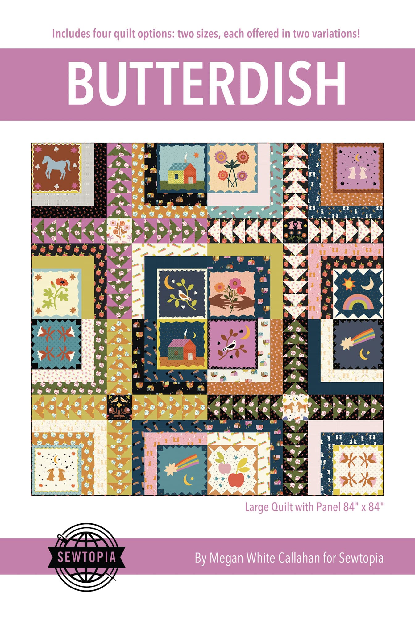 ButterdishQuiltCover Sewtopia Butterdish Quilt Pattern - Image 1