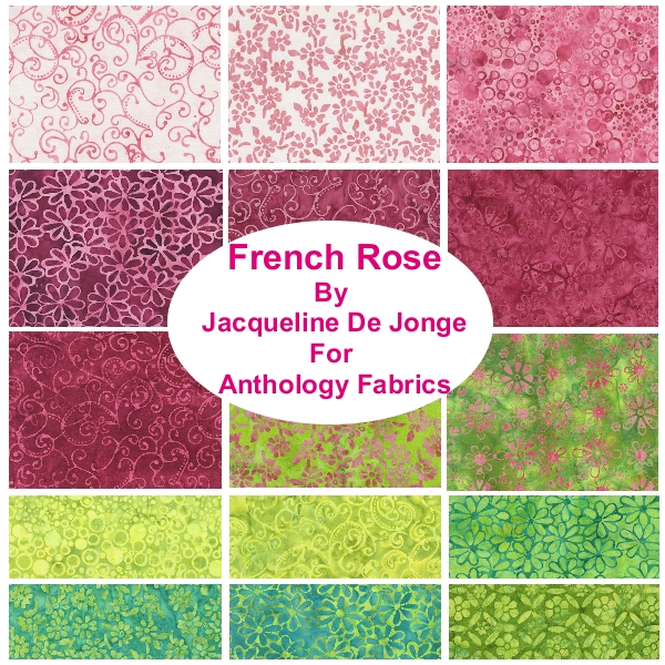 FQBs_3-1154 French Rose Fat Quarter Bundle - Image 1