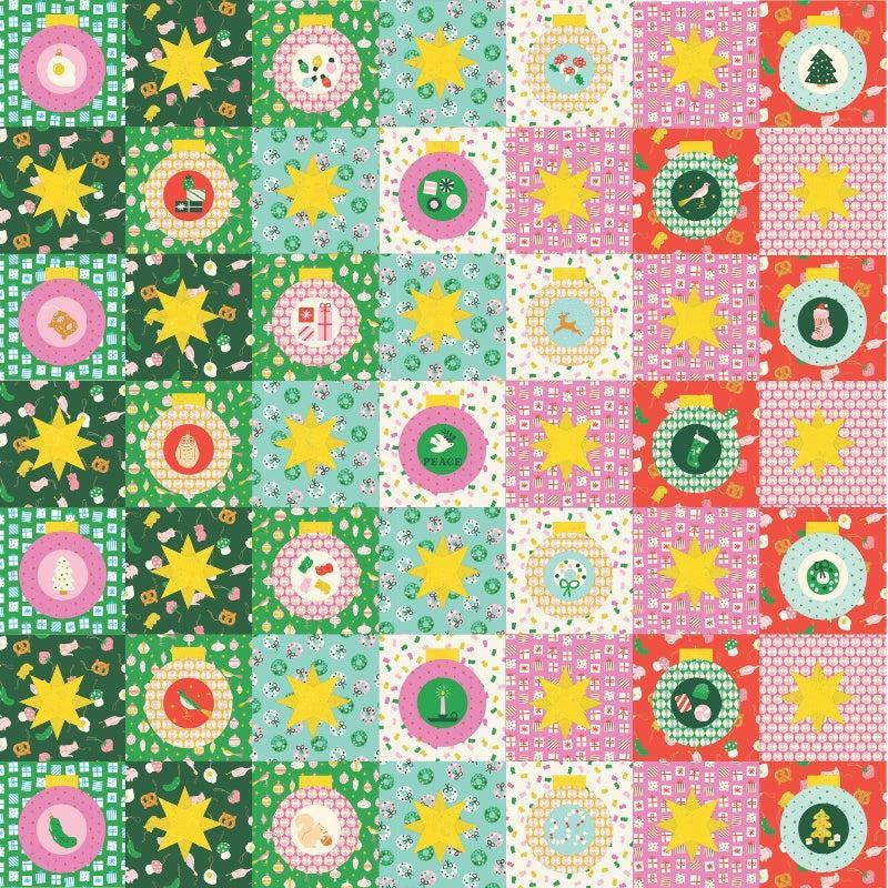 Merry-Happy-Ornaments-Quilt-Kit-Ruby-Star-Society Ruby Star Society Merry Happy Ornaments Quilt Kit by Kimberly Kight - Image 1