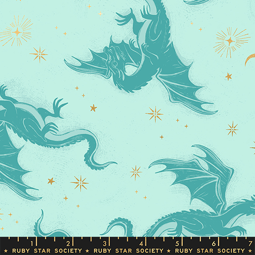 RS 2131 13M Fire Glow Etched Dragons Mint Metallic - Image 1