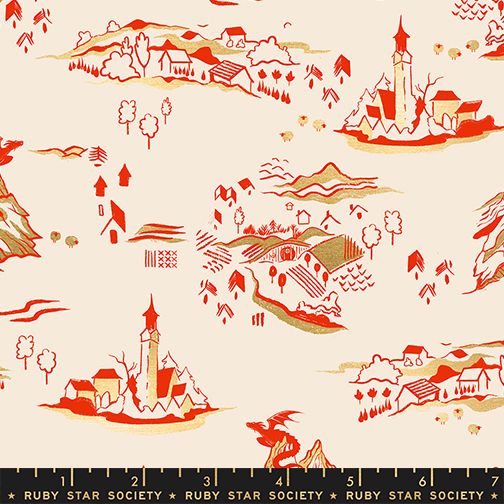 RS 2133 11M Fire Glow Mountain Town Dark Ruby Metallic - Image 1