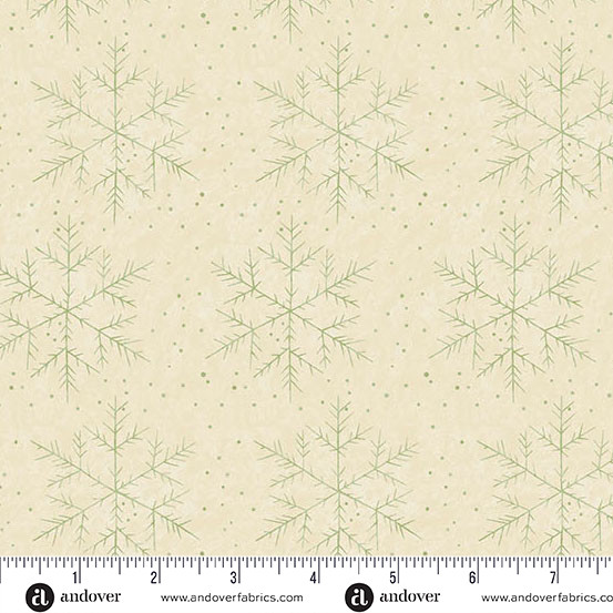 10300-LG Snow Flurry Snowflake Cream - Image 1