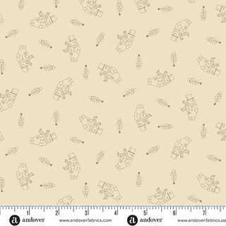 10316-N Snow Flurry Snowman Cream - Image 1