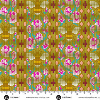 10333-Y1 Jinny Beadwork Olive - Image 1