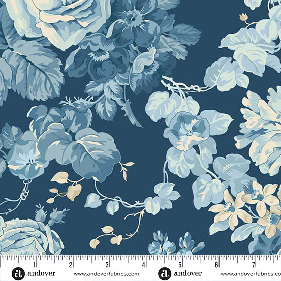 10467-B Special Delivery Rose Bouquet Navy - Image 1