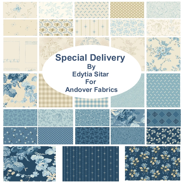 FQBs_3-1163 Special Delivery Fat Quarter Bundle - Image 1