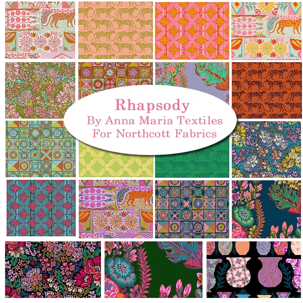 FQBs_3-1166 Rhapsody Fat Quarter Bundle - Image 1