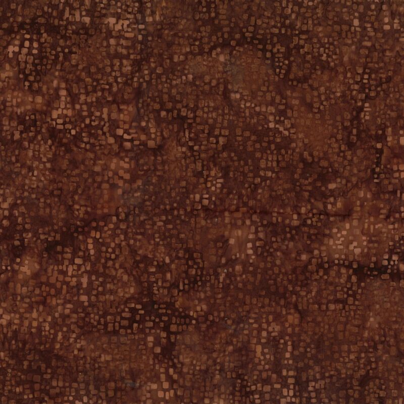 Hoffman-X2655-108-Chocolate-800x800 Bali Square Dots Chocolate - Image 1