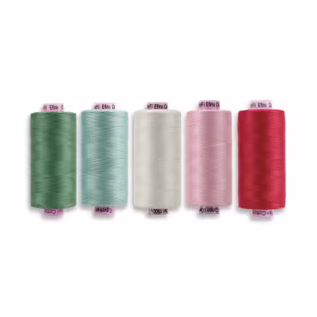 RBTH-48370 Lori Holt Berry & Sage Thread Pack 60wt Egyptian Cotton Thread - Image 1