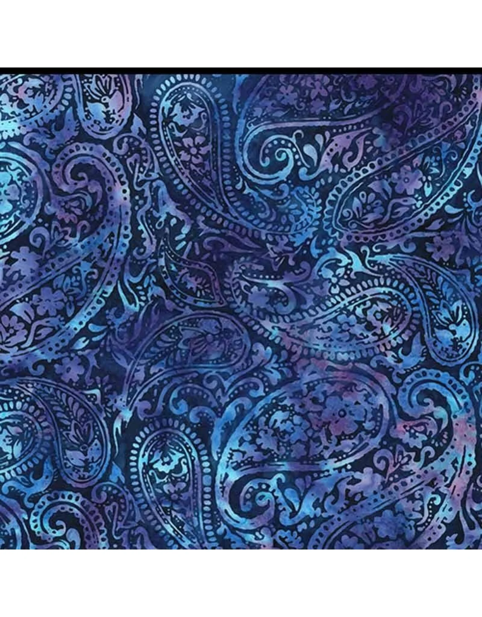 hoffman-hoffman-bali-handpaints-paisley-iris-x2648 Bali Handpaints Paisley Iris - Image 1