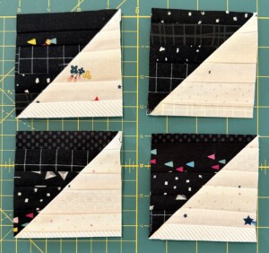 A Brighter Future Month Ten -  Half Square Triangles Pattern
