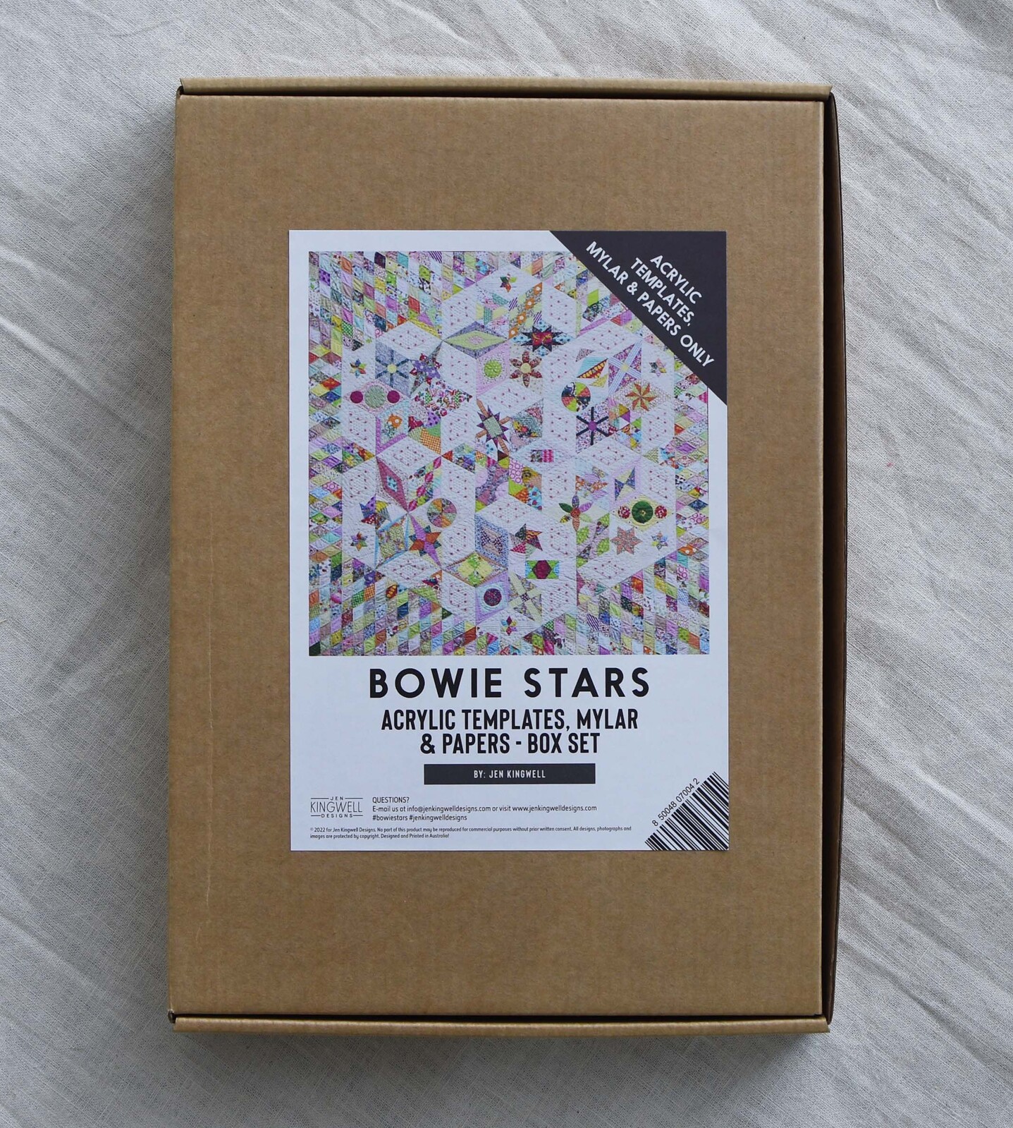 850048070042 Bowie Stars Acrylic Template Only Set - Image 1