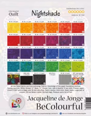 Nightshade Quilt Pattern - Image 2