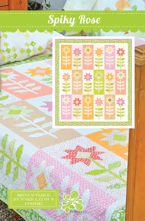 FTQ3052 Spiky Rose Quilt Pattern - Image 1