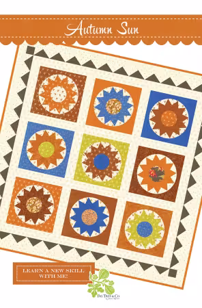 FTQ4004 Autumn Sun Quilt Pattern - Image 1