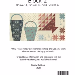 Anna's Baskets - Farmers Daughter Block 2 Quilt Pattern