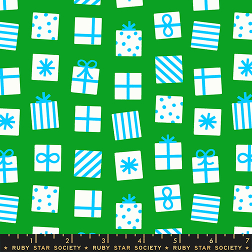 RS3100.SecretSanta.NEONBLUEMSBR6%.Verdant Merry Happy Secret Santa Verdant - Image 1