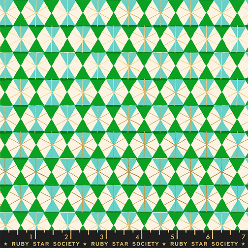 RS 3102 16M Merry Happy Hexie Verdant - Image 1