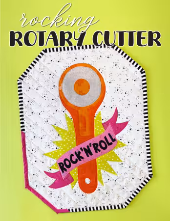 SASSLN-0104 Rocking Rotary Cutter Mini Quilt Pattern - Image 1