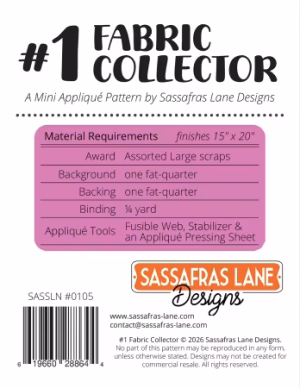 The #1 Fabric Collector Mini Quilt Pattern - Image 2