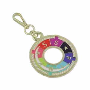 Sallie Tomato X Tula Pink Floral Reef Collection: S.S. Pink Deep Dive Bag Charm
