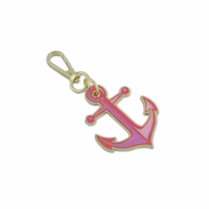 Sallie Tomato X Tula Pink Floral Reef Collection: Anchors Aweigh Coralline Bag Charm