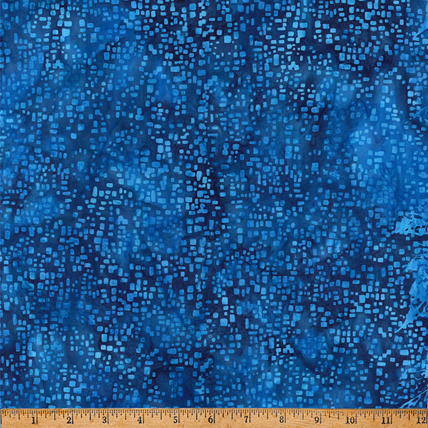 X2655-19-Navy Bali Square Dots Navy - Image 1