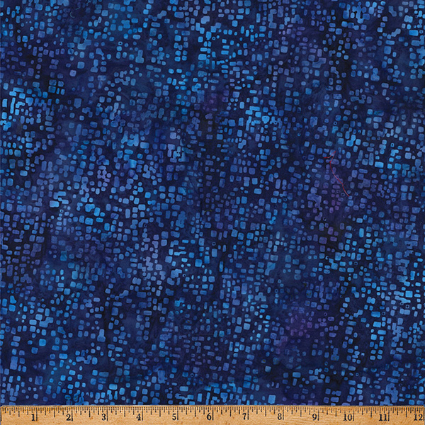 X2655-424-Salvia Bali Square Dots Salvia - Image 1